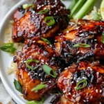 Air Fryer Asian-Glazed Boneless Chicken Thighs