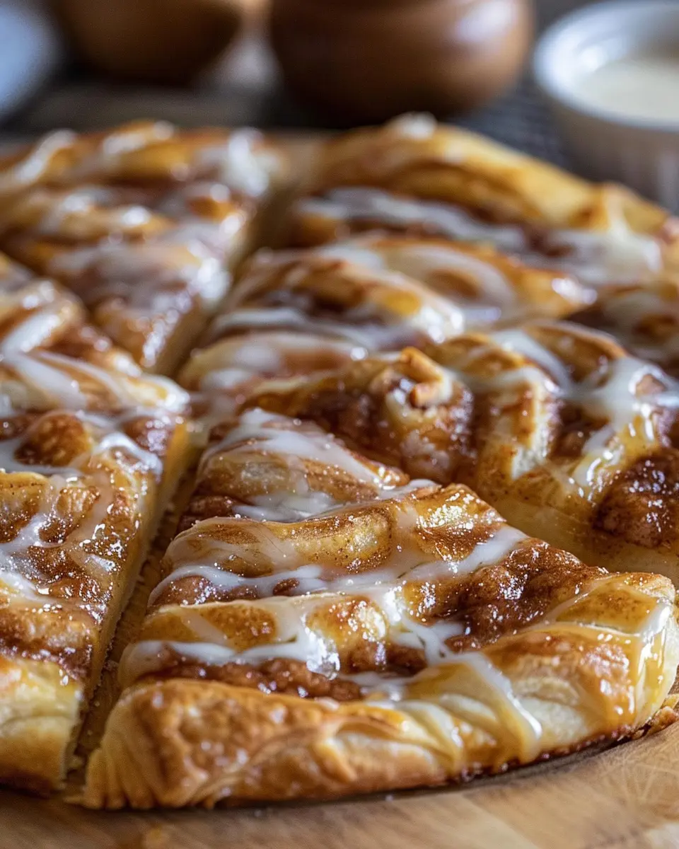 Cinnamon-Sugar Pizza: Easy Treat with Crescent Rolls to Indulge