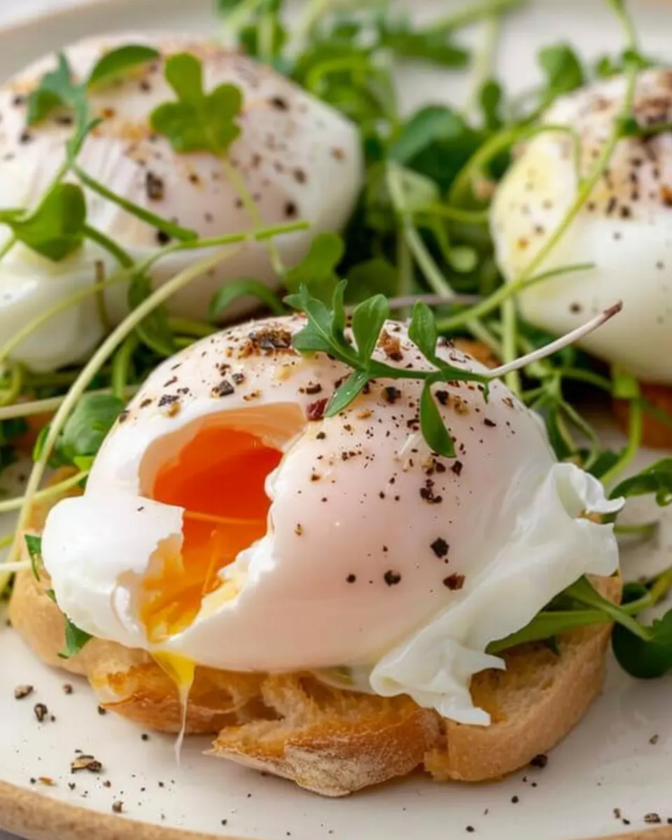 Air Fryer Poached Eggs: Easy Recipe with Turkey Bacon Delight