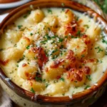 Cheddar Gnocchi Soup