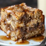 Sticky Banana Bread Pudding Cake
