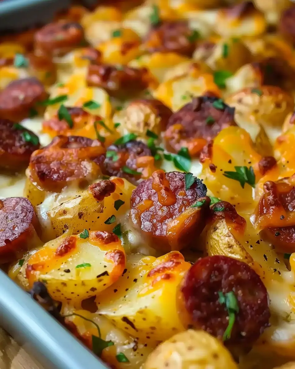 Cheesy Ranch Potatoes and Smoked Sausage: A Delicious Comfort Meal