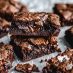 Fudgy Chewy Browkies (Brookies)