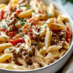 Creamy Rotel Pasta with Ground Beef for Cozy Weeknight Dinners