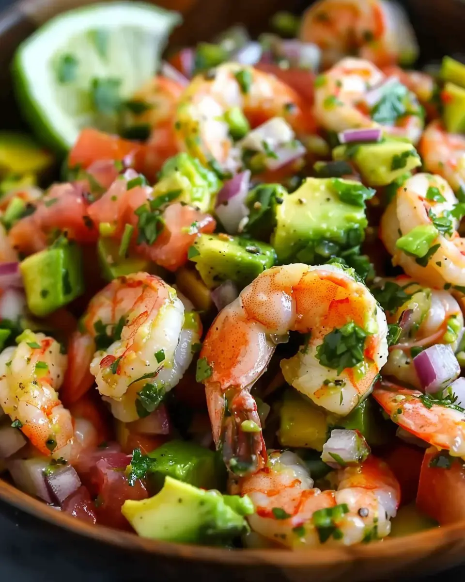 Avocado Salsa Shrimp Salad