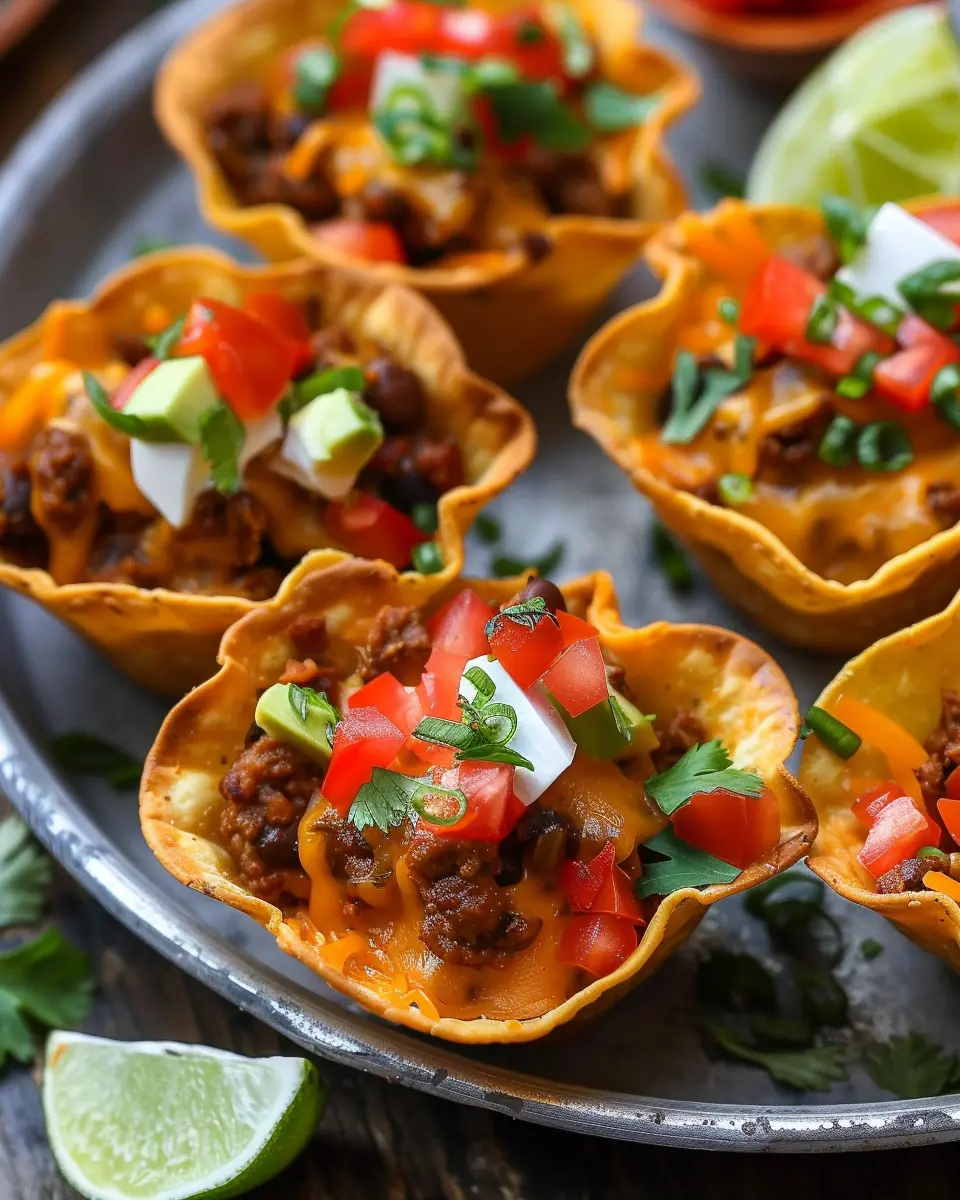 Easy Taco Cups