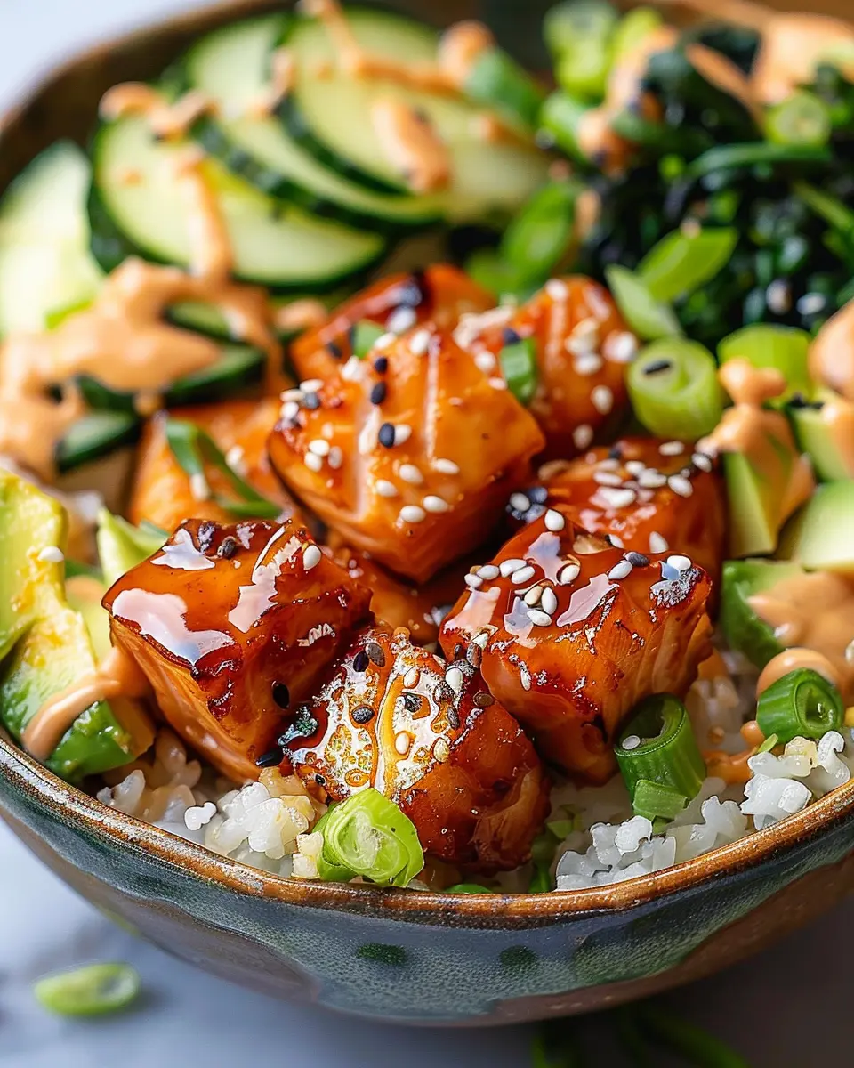 Bang Bang Salmon Bites Bowls: Easy, Flavorful Dinner Delight