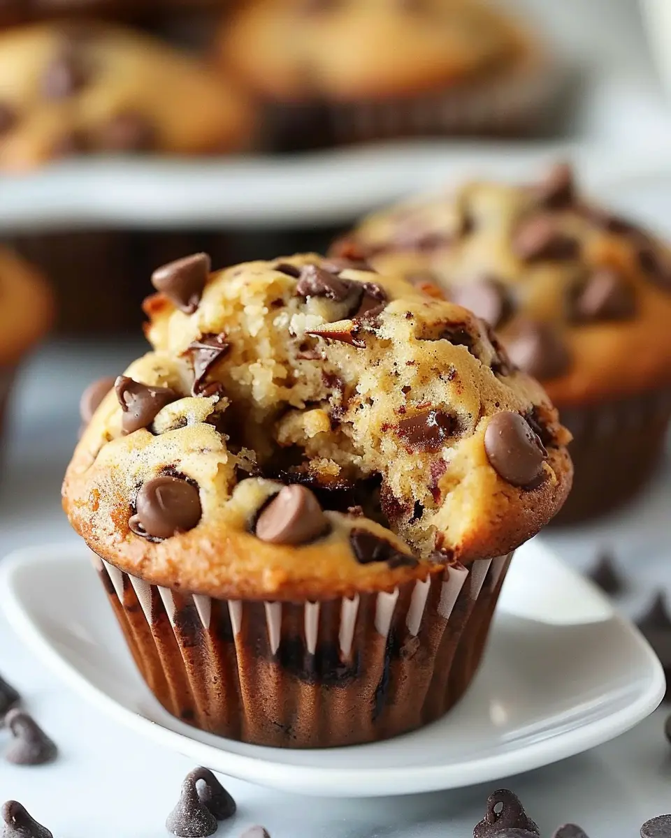 Banana Chocolate Chip Muffins: The Best Easy Recipe (VIDEO)