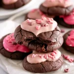 Valentine Ganache Cookies