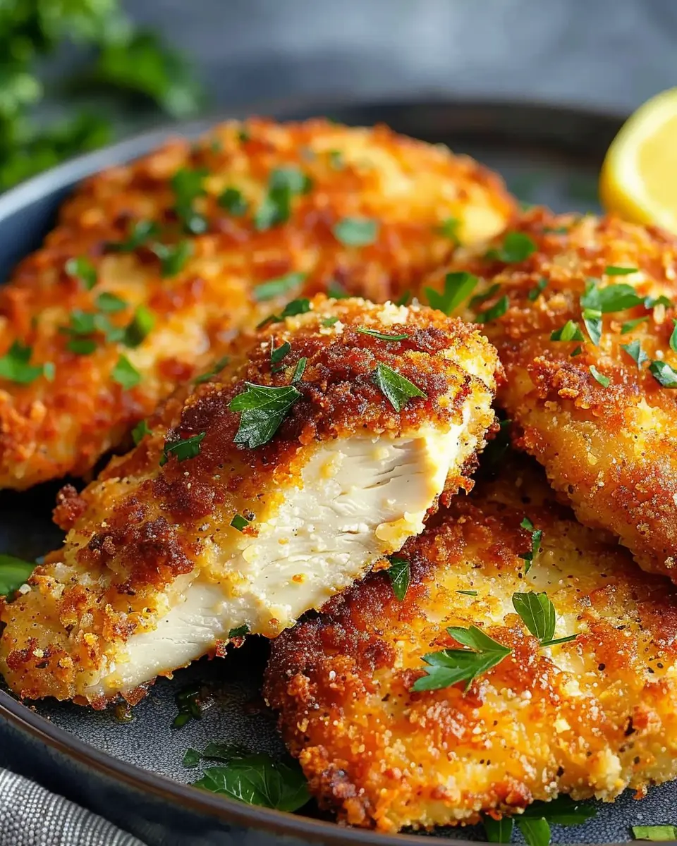 Irresistible Air Fryer Parmesan Crusted Chicken That Everyone Loves