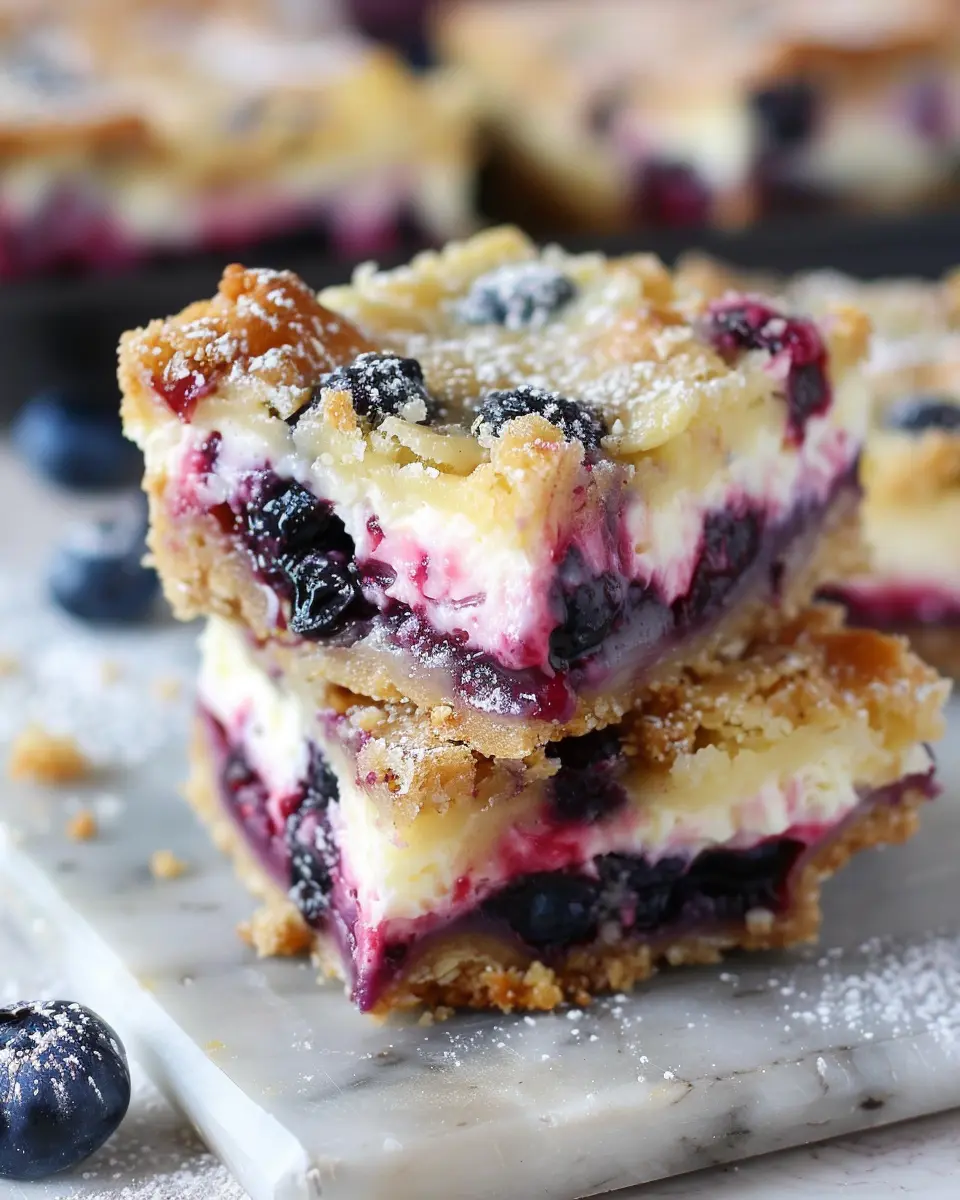 Blueberry Cream Cheese Bars: Easy Indulgence for Any Occasion
