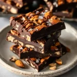 Dark Chocolate and Sea Salt Nut Bars
