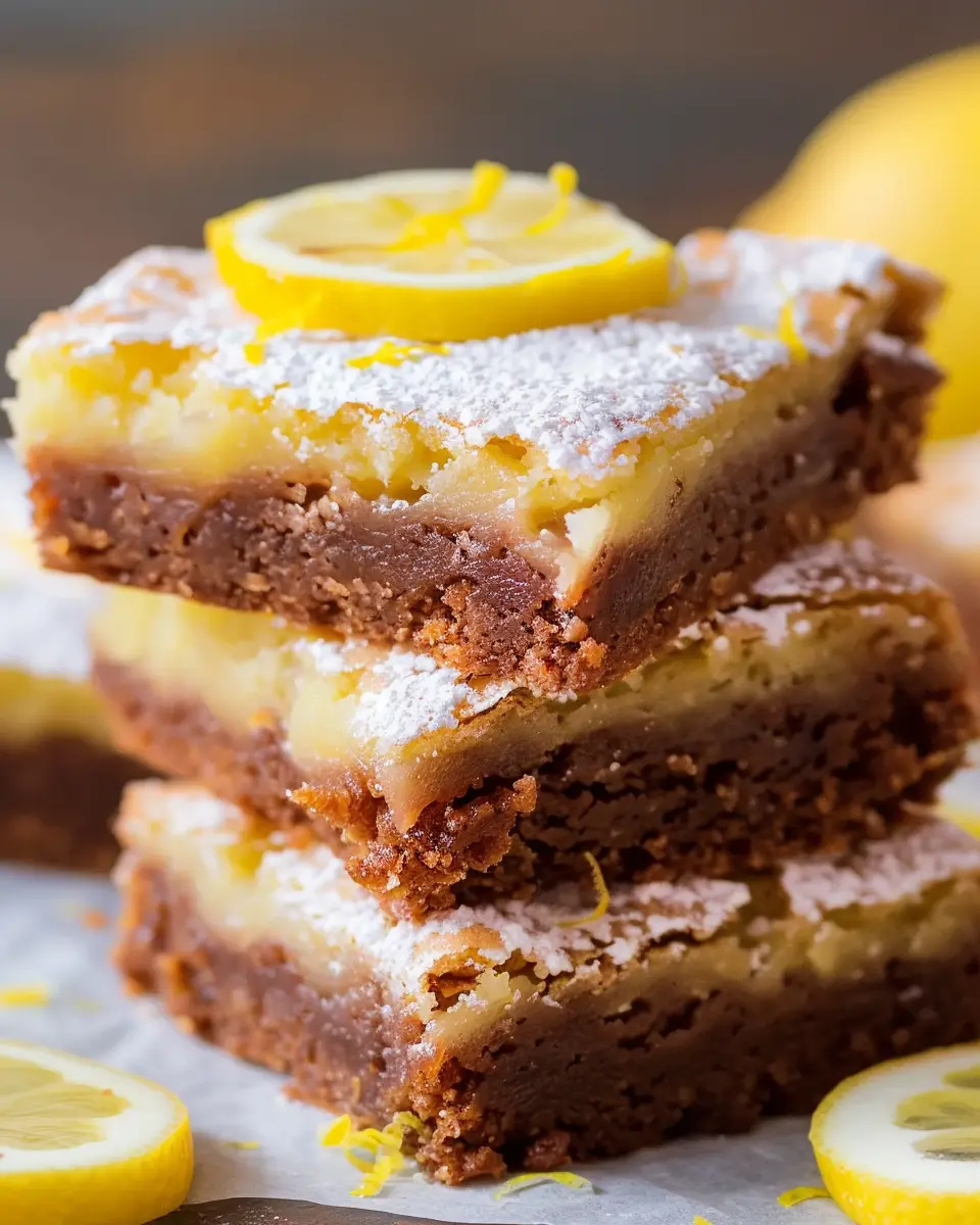 Easy Lemon Brownies Recipe: A Refreshingly Sweet Treat for You