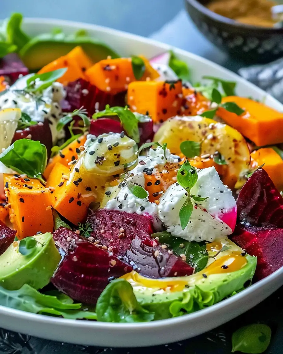 Roasted Beet Salad: Best Sweet Potato & Avocado Delight