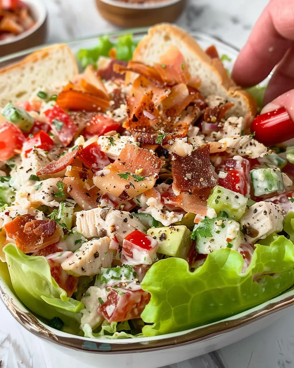 BLT Chicken Salad: A Fresh and Easy Twist with Turkey Bacon
