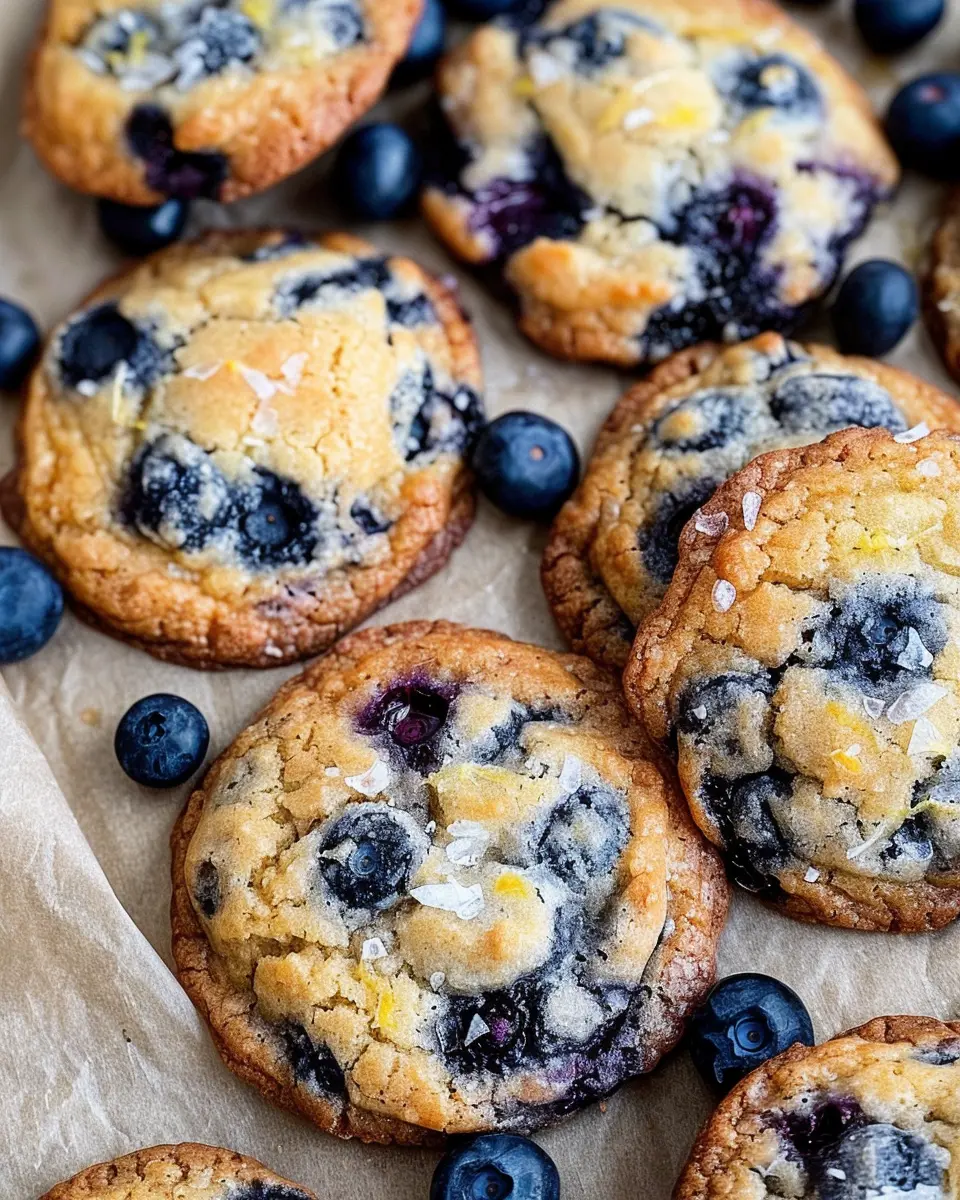 Lemon Blueberry Cookies