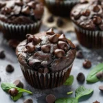 Chocolate Spinach Muffins