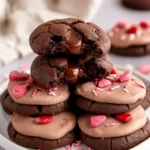 Valentine Ganache Cookies