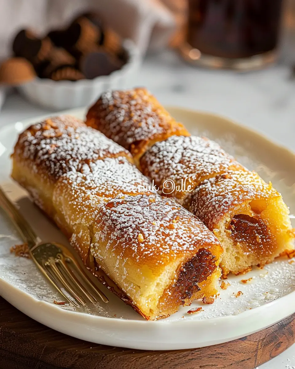 roulés façon pain perdu: Easy Breakfast Delight with Turkey Bacon