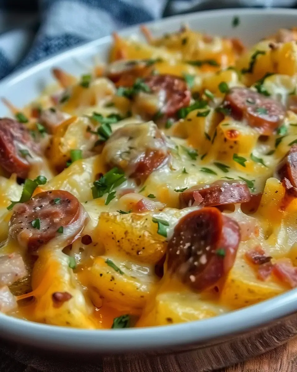 Cheesy Ranch Potatoes and Smoked Sausage: Easy Comfort Food Delight