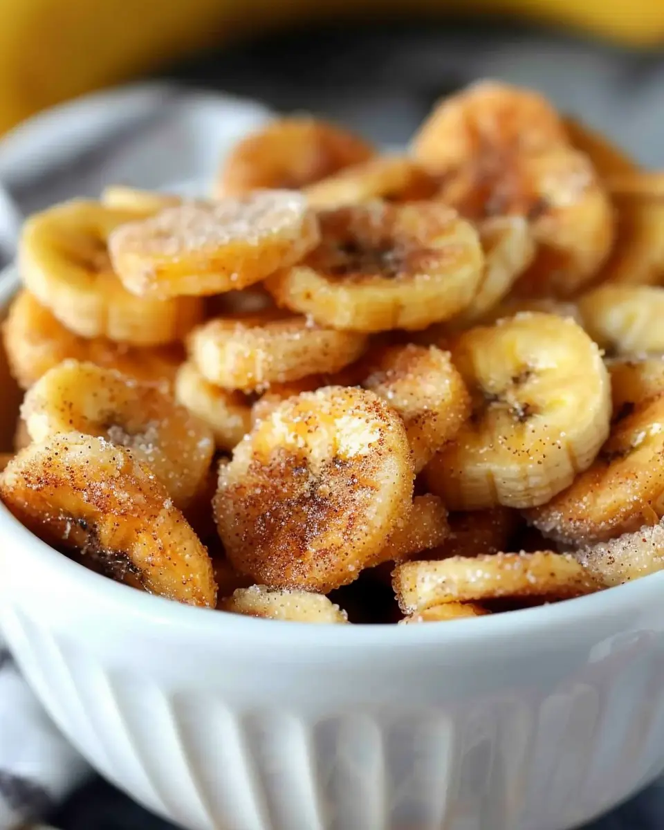 Cinnamon-Sugar Air Fryer Banana Chips: Easy Homemade Delight