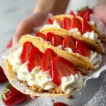 Strawberry Cake Taco