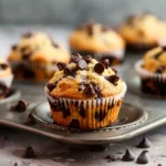 Easy and Moist Banana Chocolate Chip Muffins