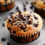 Chocolate Chip Banana Muffins