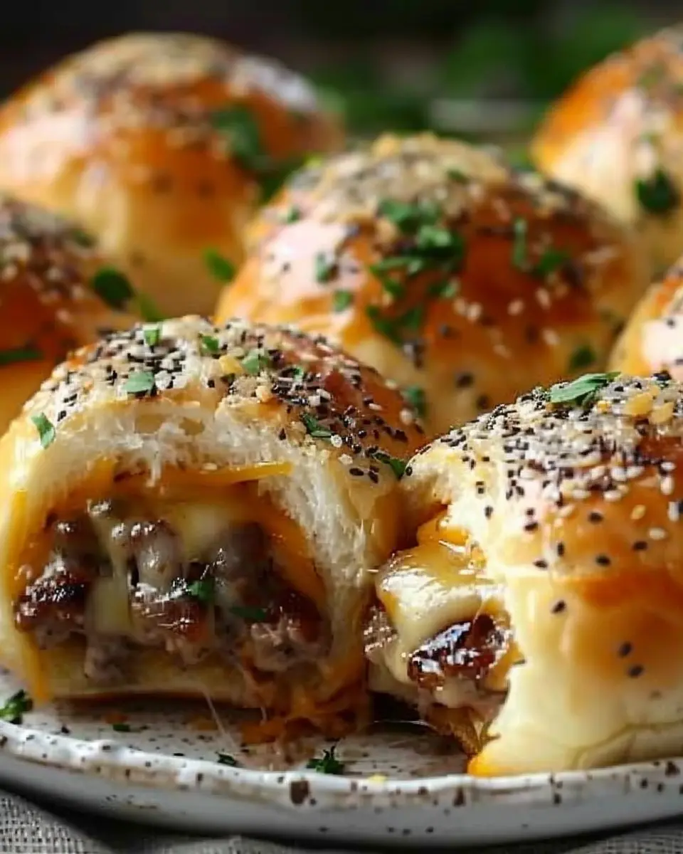Garlic Parmesan Cheeseburger Bombs Recipe: Indulgent and Easy to Make