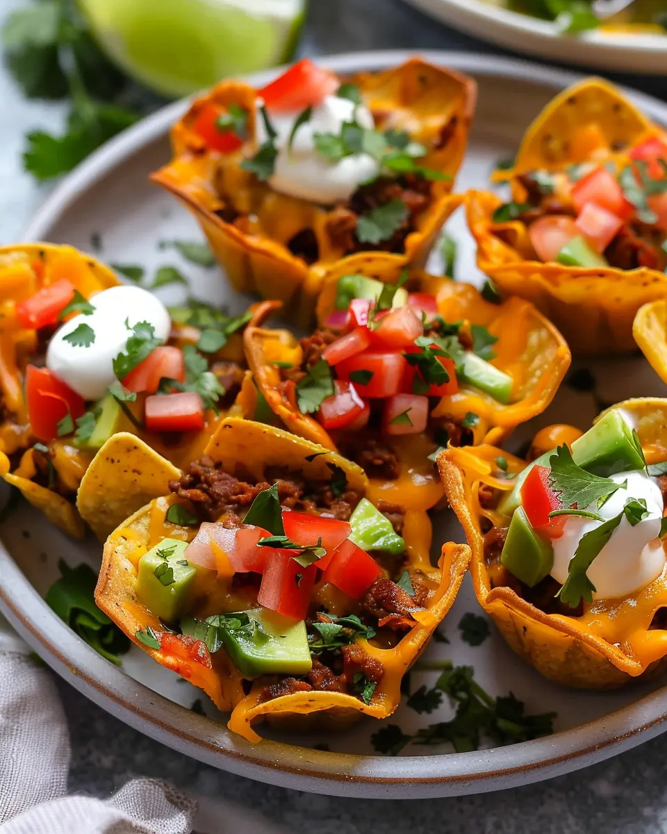 Easy Taco Cups: Delight in These Flavorful Turkey Bacon Treats
