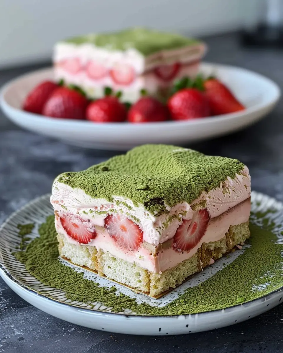 Strawberry Matcha Tiramisu: A Delightfully Easy Dessert Recipe