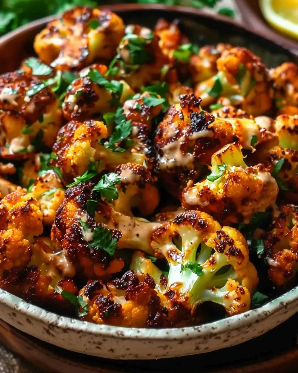 Moroccan Cauliflower with Tahini-Honey: The Best Flavorful Recipe
