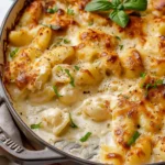 Chicken Alfredo Gnocchi Bake