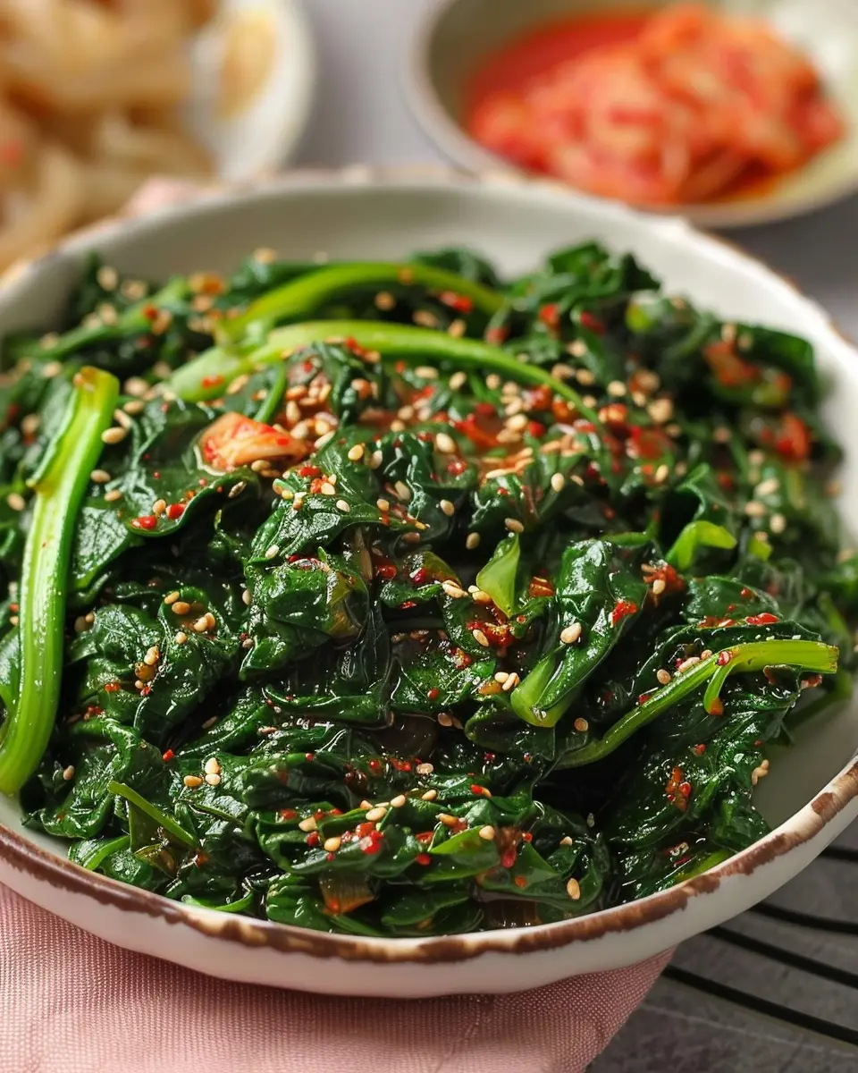 Korean Spinach Side Dish: Easy Sigeumchi Namul for Every Meal