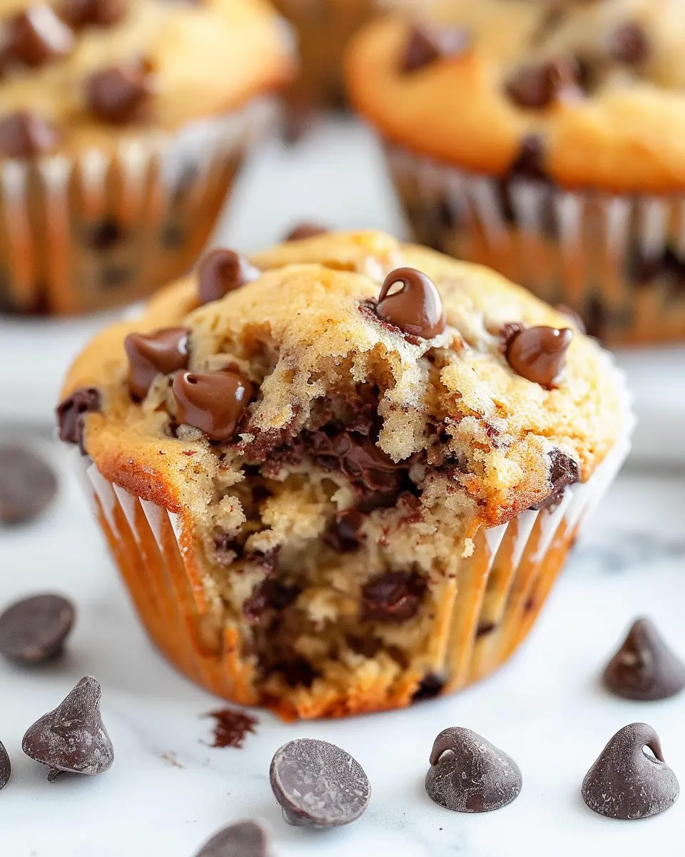 Banana Chocolate Chip Muffins (VIDEO)