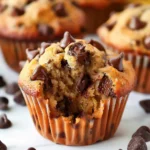 Banana Chocolate Chip Muffins (VIDEO)