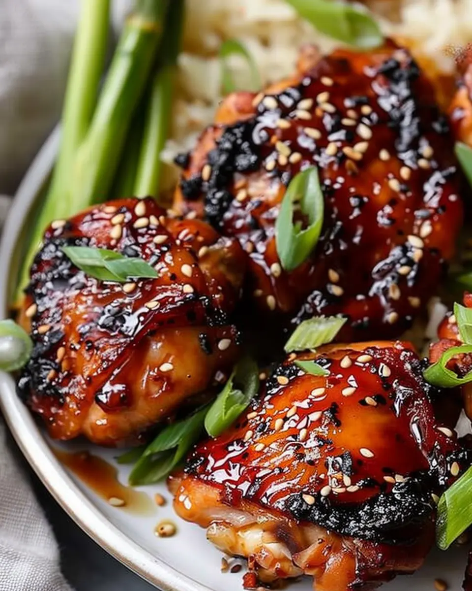 Air Fryer Asian-Glazed Boneless Chicken Thighs: Easy &amp; Juicy Delight