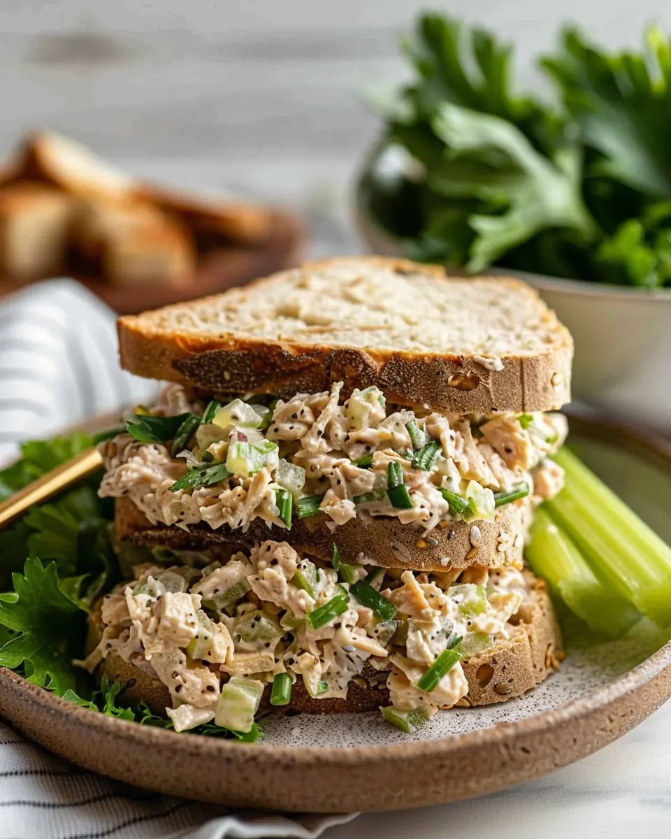 Quick & Easy Tuna Salad with Celery and Relish